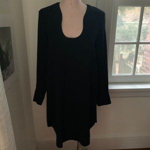 & Other Stories Little Black Dress with U-Shaped Neckline